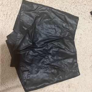 She + Sky Black Mini Skirt